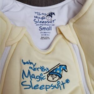 Merlin's magic Sleepsuit - Yellow - Cotton- Small